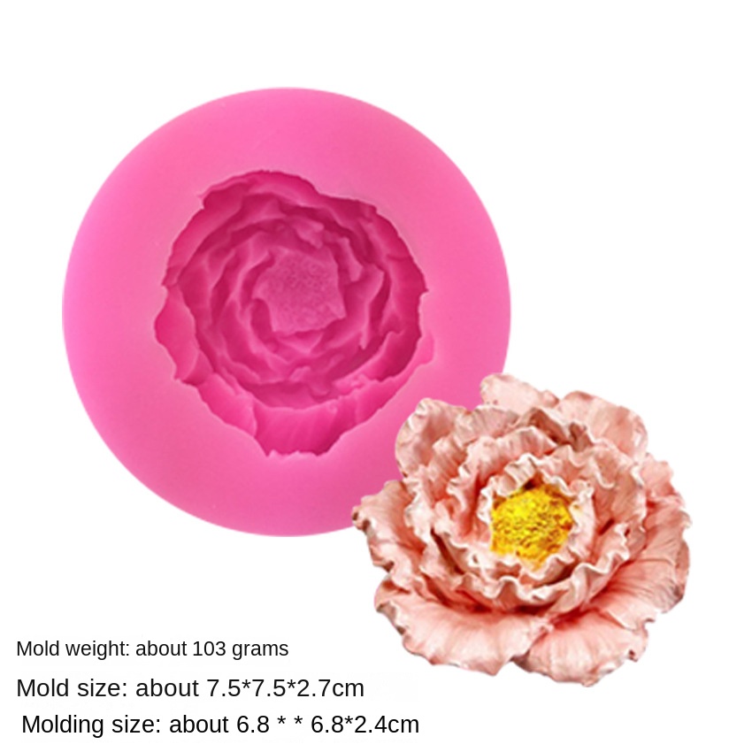 Rose Series Silicone Fondant Mold – DIY Baking & Cake Decorating Tools for Kitchen