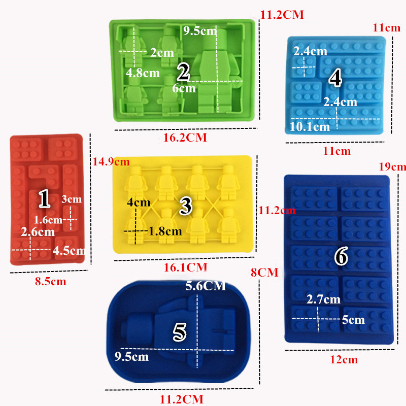 Robot Silicone Mold Ice Cube Tray, Food Grade DIY Baking Mould for Chocolate, Fondant, Cake Decorating & Candy Making (New Style