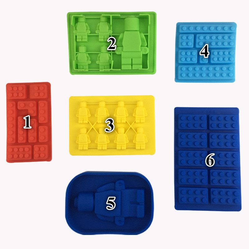Robot Silicone Mold Ice Cube Tray, Food Grade DIY Baking Mould for Chocolate, Fondant, Cake Decorating & Candy Making (New Style