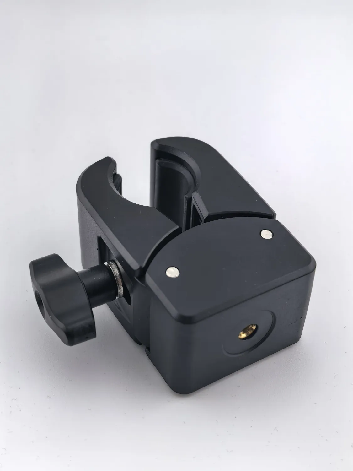 Heavy Duty Crab Clamp 360° Adjustable Articulating Arm 1/4" Screw Tripod Mount Bracket