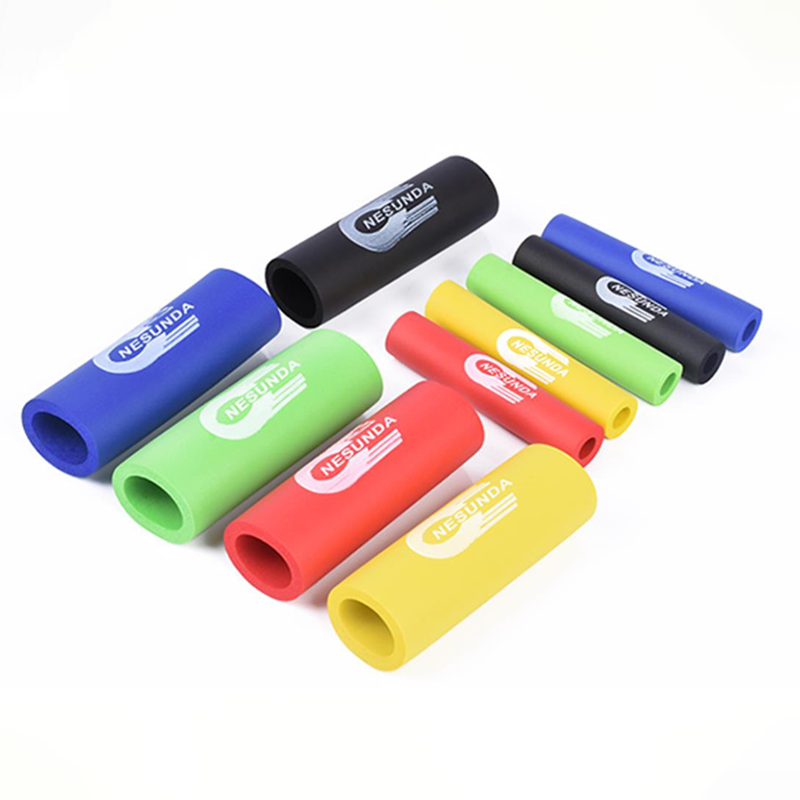 Motorcycle Grip Covers, Non-Slip Sponge Handlebar Sleeves, Heat Insulated Throttle Grips for Electric Scooter & E-bike, Shock Absorbing Handle Covers with Brake Lever Covers