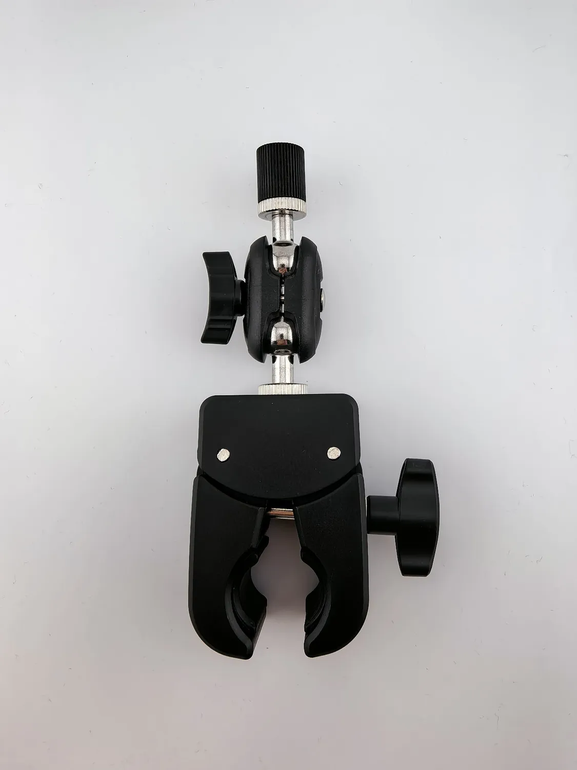 Heavy Duty Crab Clamp 360° Adjustable Articulating Arm 1/4" Screw Tripod Mount Bracket