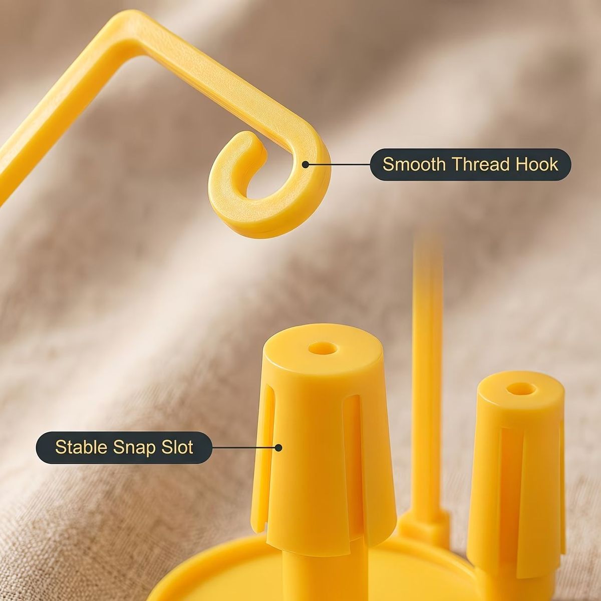 Sewing Machine Single Cone Thread Stand, Auxiliary Spool Holder with Stable Base for Home & Industrial Sewing Machines, Thread Rack Organizer Accessories