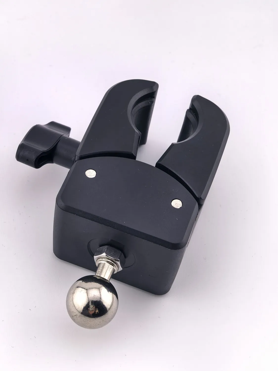 Heavy Duty Crab Clamp 360° Adjustable Articulating Arm 1/4" Screw Tripod Mount Bracket