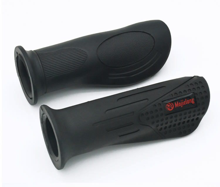 Motorcycle Grip Covers, Non-Slip Sponge Handlebar Sleeves, Heat Insulated Throttle Grips for Electric Scooter & E-bike, Shock Absorbing Handle Covers with Brake Lever Covers