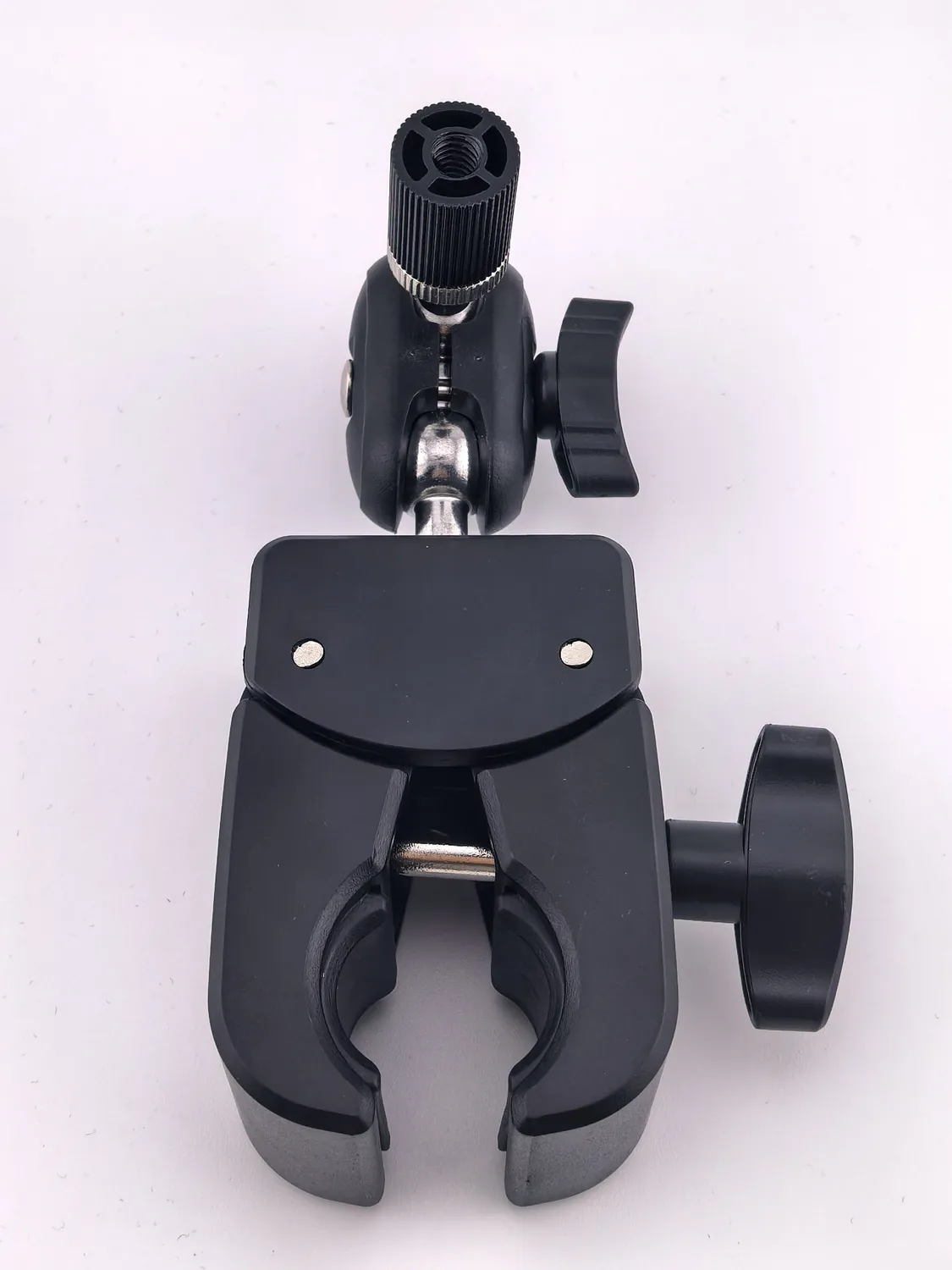 Heavy Duty Crab Clamp 360° Adjustable Articulating Arm 1/4" Screw Tripod Mount Bracket
