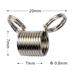 Bead Stoppers for Jewelry Making, Spring Bead Clips, DIY Bracelet Stringing Tools, Anti-Falling Bead Guards, Seed Bead Spacer for Necklace & Bracelet Crafting