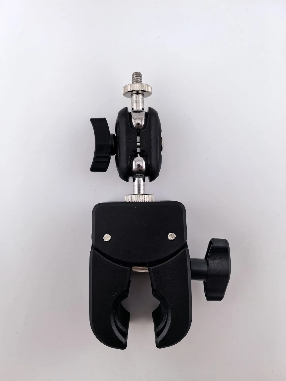 Heavy Duty Crab Clamp 360° Adjustable Articulating Arm 1/4" Screw Tripod Mount Bracket