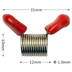 Bead Stoppers for Jewelry Making, Spring Bead Clips, DIY Bracelet Stringing Tools, Anti-Falling Bead Guards, Seed Bead Spacer for Necklace & Bracelet Crafting