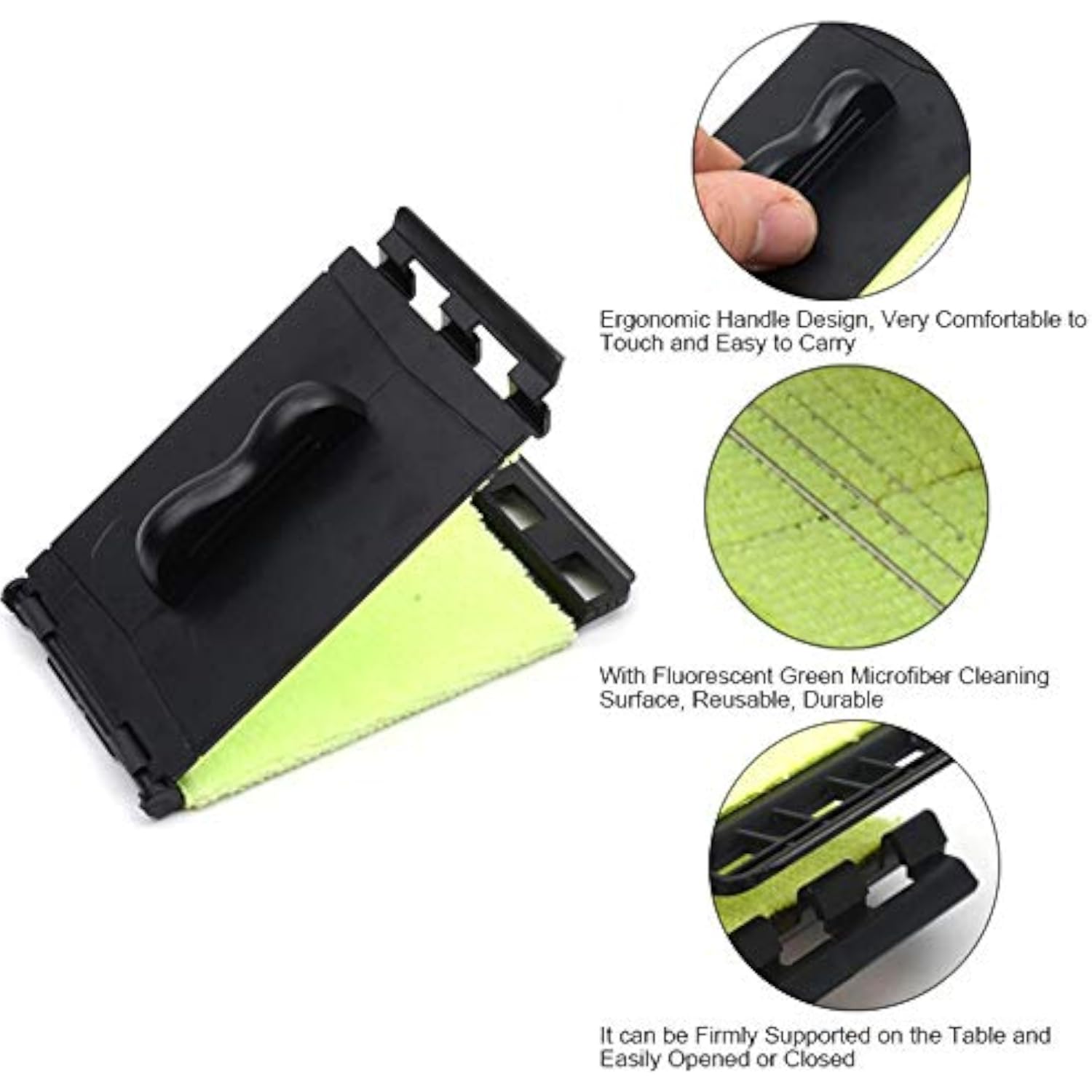 SAPHUE Guitar String Cleaner Clean Fretboard Cloth Tool Scrubber for Cleaning Maintenance Care Kit for Violin/Bass/Ukulele/Electric Guitars and Other Musical Instrument 2 Pack