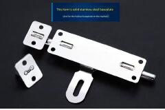4 /6 /8INCH Stainless Steel Door Latch Sliding Lock Bolt Latch Hasp Staple Gate Safety Lock Security Door Bolt Window Catch Lock