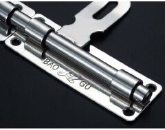 4 /6 /8INCH Stainless Steel Door Latch Sliding Lock Bolt Latch Hasp Staple Gate Safety Lock Security Door Bolt Window Catch Lock