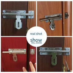 4 /6 /8INCH Stainless Steel Door Latch Sliding Lock Bolt Latch Hasp Staple Gate Safety Lock Security Door Bolt Window Catch Lock