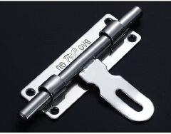 4 /6 /8INCH Stainless Steel Door Latch Sliding Lock Bolt Latch Hasp Staple Gate Safety Lock Security Door Bolt Window Catch Lock