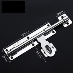 4 /6 /8INCH Stainless Steel Door Latch Sliding Lock Bolt Latch Hasp Staple Gate Safety Lock Security Door Bolt Window Catch Lock