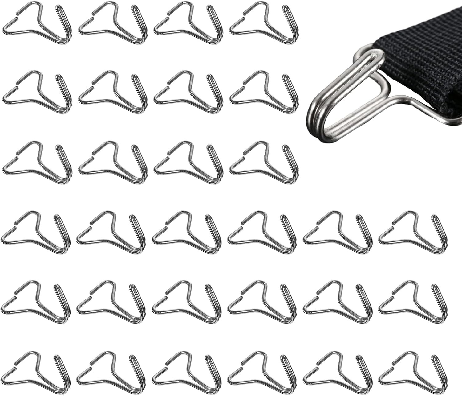 20 PCS Car Seat Cover Hooks, Fixing Hanger Fastener Locking Clip for Car Headrest Cover, Fixing Hook for Vehicle Seat Cushion Mat Installation Replacements, Car Accessories