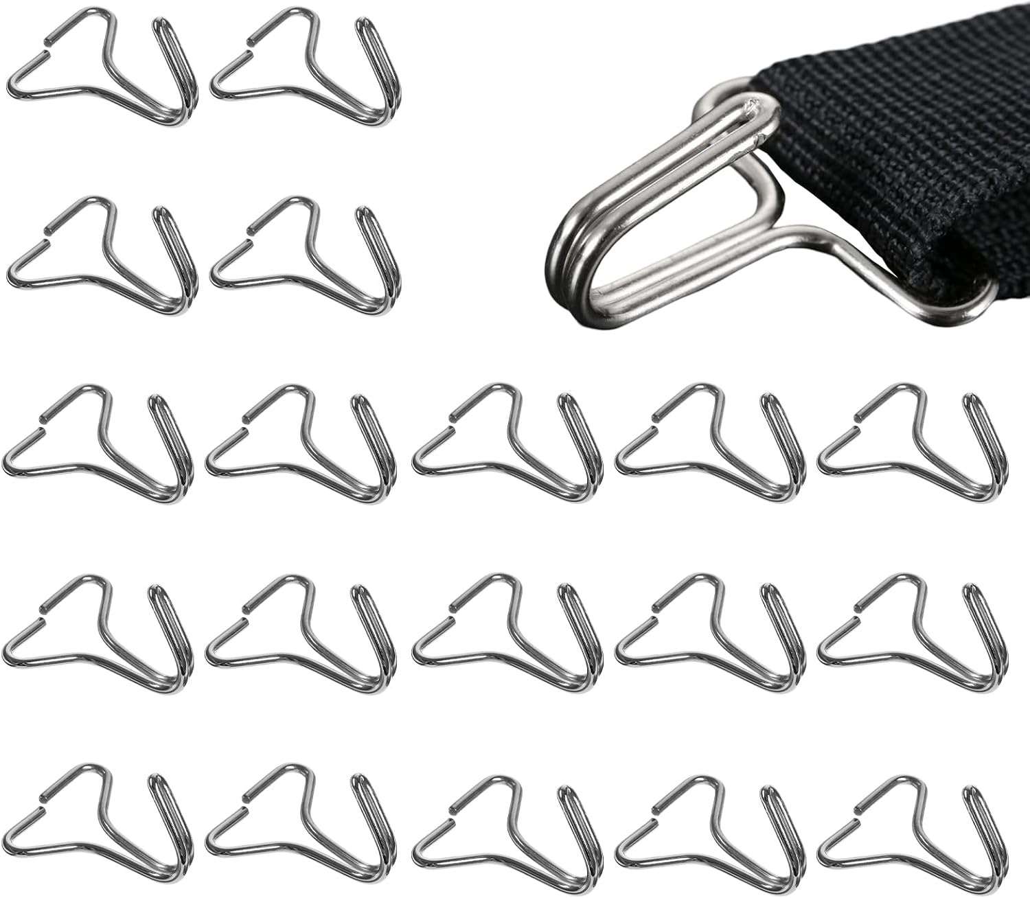 20 PCS Car Seat Cover Hooks, Fixing Hanger Fastener Locking Clip for Car Headrest Cover, Fixing Hook for Vehicle Seat Cushion Mat Installation Replacements, Car Accessories