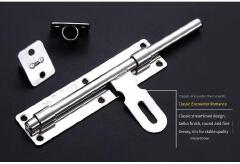 4 /6 /8INCH Stainless Steel Door Latch Sliding Lock Bolt Latch Hasp Staple Gate Safety Lock Security Door Bolt Window Catch Lock