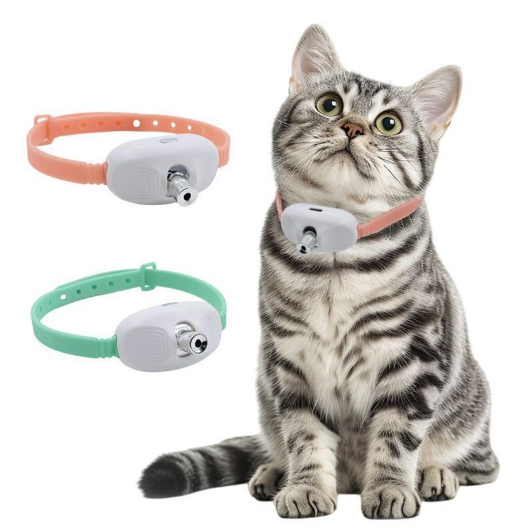 Rechargeable Laser Cat Toy, Automatic Infrared Laser Pointer, Interactive Cat Collar Toy for Indoor Cats, Kitten Entertainment Enrichment Toy