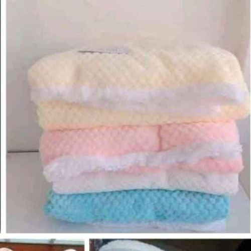 CLEARANCE OFFER Baby Shawl - Soft Fleece Receiving Blanket
