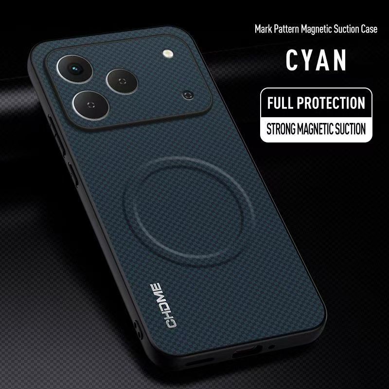 Luxury Business Phone Case for Tecno Spark 50 4G, Magnetic Leather All-inclusive Back Cover