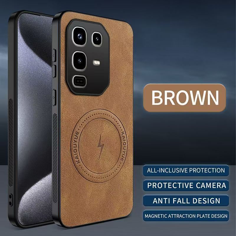 Luxury Business Phone Case for Infinix Note 50 Pro 4G , Magnetic Leather All-inclusive Back Cover