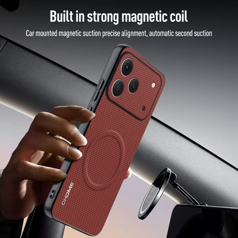 Luxury Business Phone Case for Tecno Spark 50 4G, Magnetic Leather All-inclusive Back Cover
