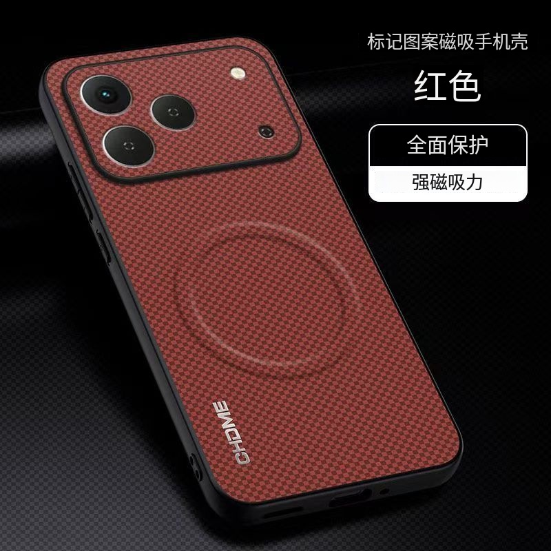 Luxury Business Phone Case for Tecno Spark 50 4G, Magnetic Leather All-inclusive Back Cover