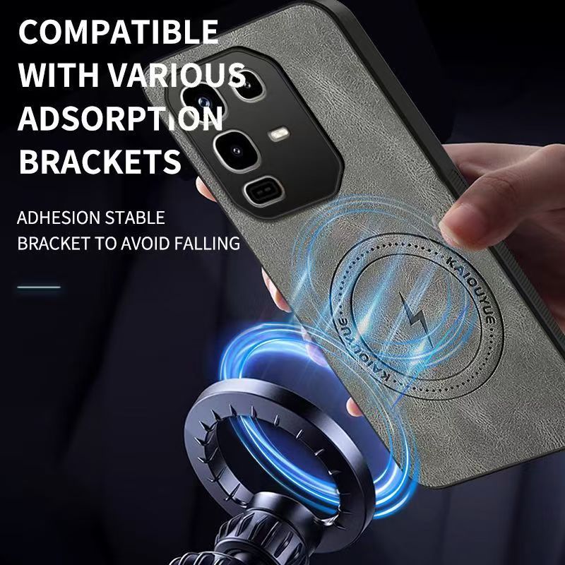 Luxury Business Phone Case for Infinix Note 50 Pro 4G , Magnetic Leather All-inclusive Back Cover