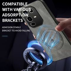 Luxury Business Phone Case for Infinix Note 50 Pro 4G , Magnetic Leather All-inclusive Back Cover