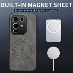 Luxury Business Phone Case for Infinix Note 50 Pro 4G , Magnetic Leather All-inclusive Back Cover