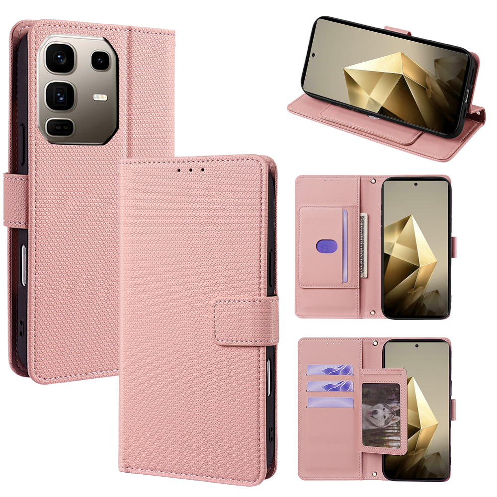 Flip Cover for Infinix Note 50 Pro+/Plus 5G PU Leather Phone Case Durable Wallet Magnetic Flip Leather Cover