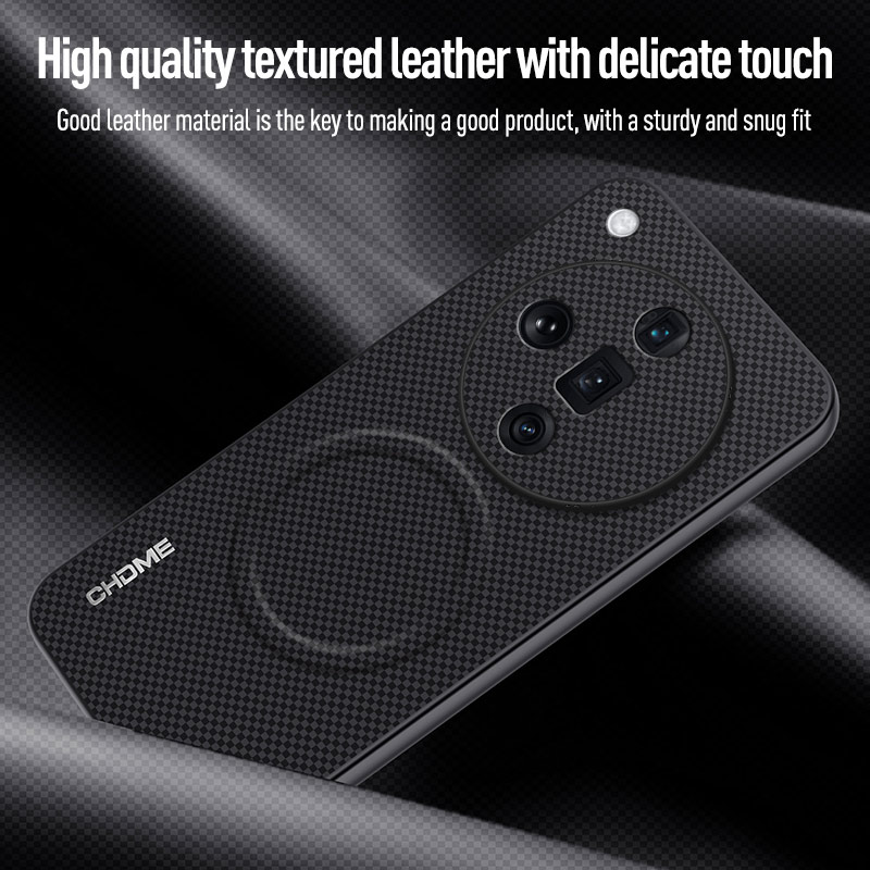 Luxury Business Phone Case for OPPO Find X7 5G, Magnetic Leather All-inclusive Back Cover