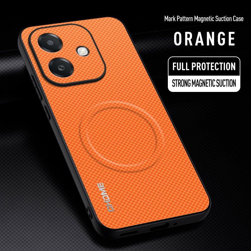 Luxury Business Phone Case for OPPO A3X, Magnetic Leather All-inclusive Back Cover