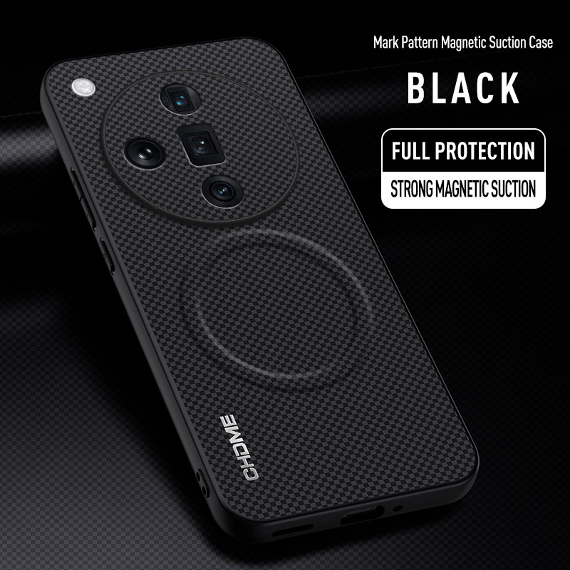 Luxury Business Phone Case for OPPO Find X7 5G, Magnetic Leather All-inclusive Back Cover