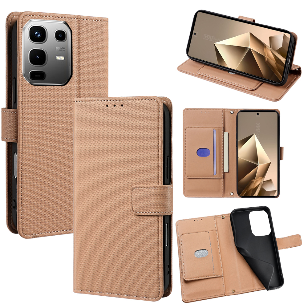 Flip Cover for Infinix Note 50 Pro 4G PU Leather Phone Case Durable Wallet Magnetic Flip Leather Cover