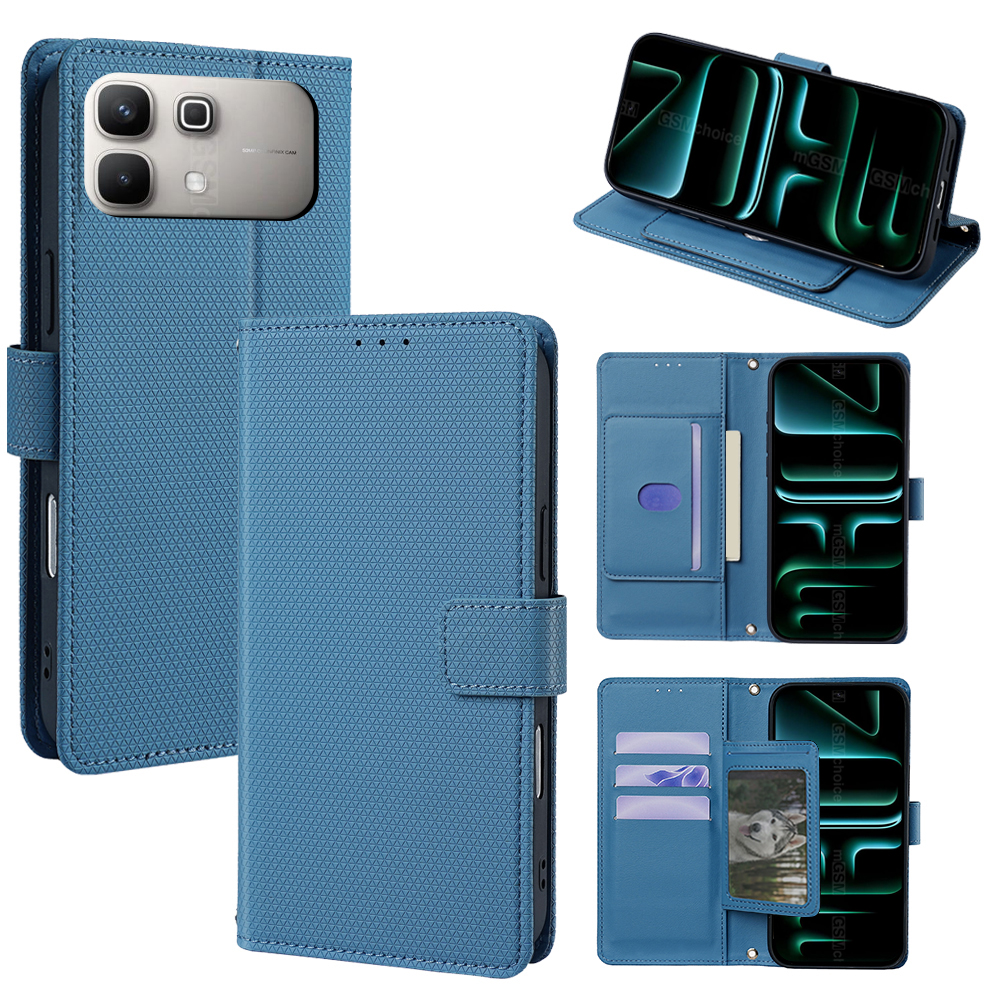 Flip Cover for Infinix Note 60 Pro 5G PU Leather Phone Case Durable Wallet Magnetic Flip Leather Cover