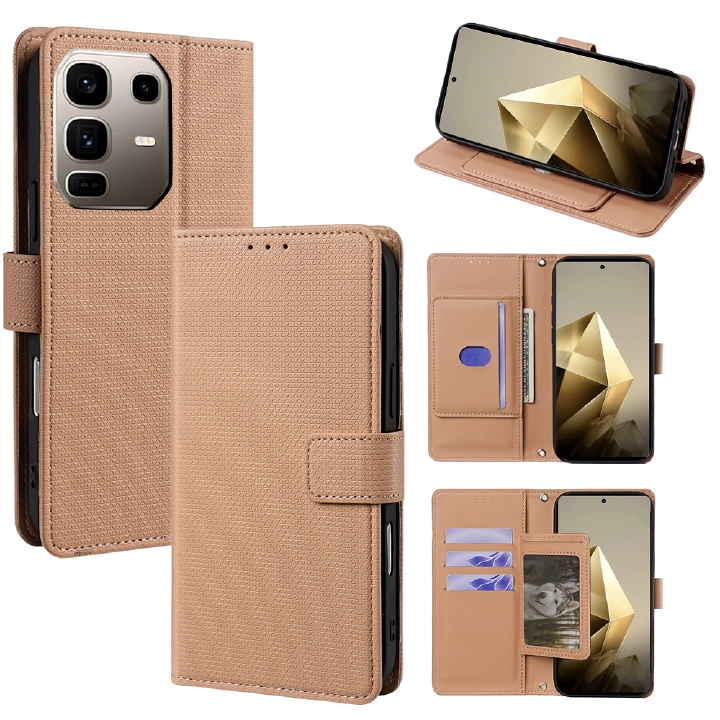 Flip Cover for Infinix Note 50 Pro+/Plus 5G PU Leather Phone Case Durable Wallet Magnetic Flip Leather Cover