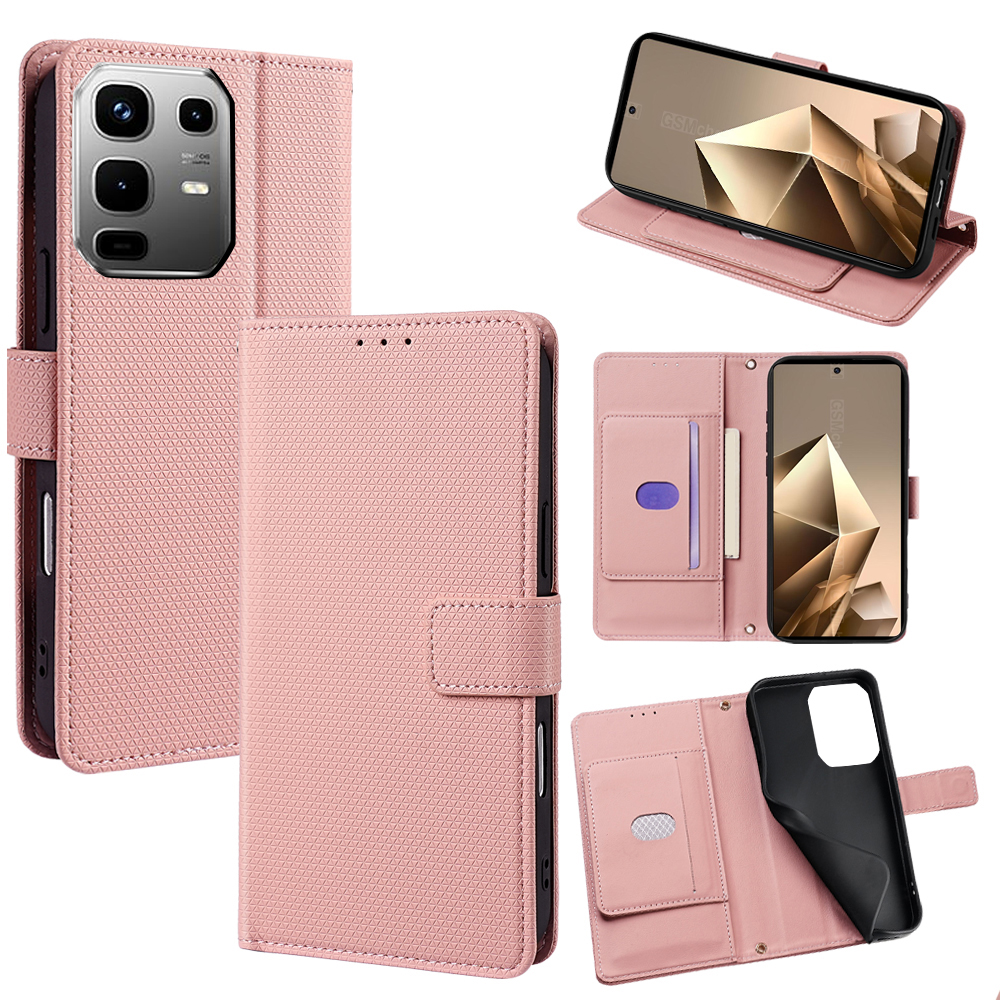 Flip Cover for Infinix Note 50 Pro 4G PU Leather Phone Case Durable Wallet Magnetic Flip Leather Cover