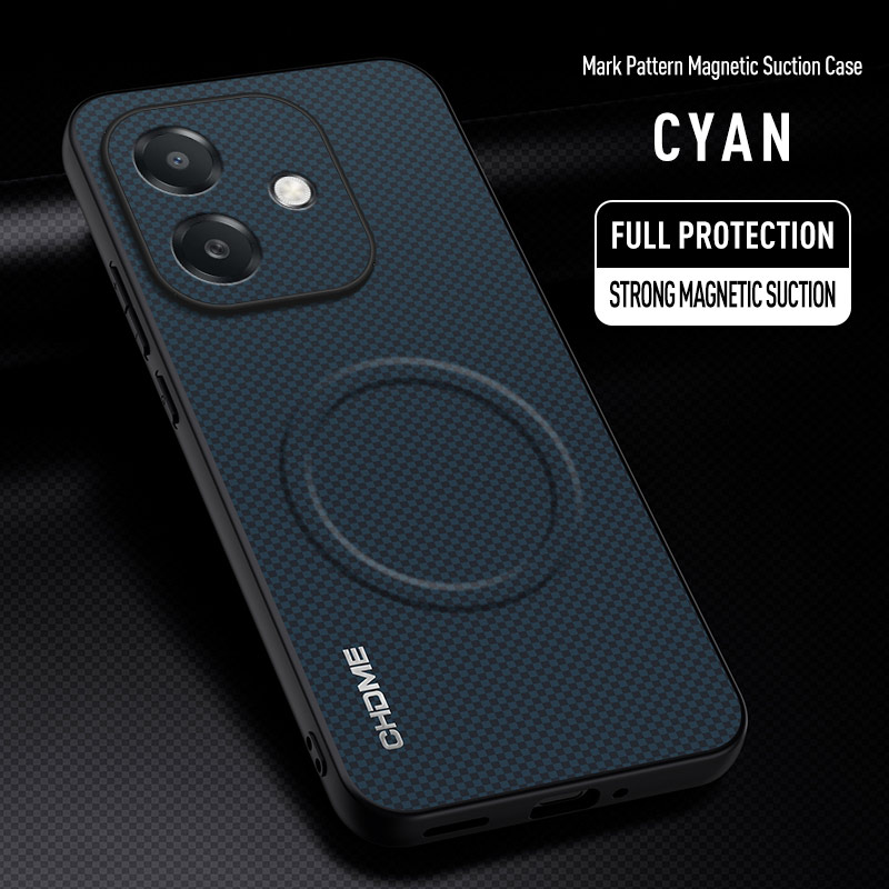 Luxury Business Phone Case for OPPO A3X, Magnetic Leather All-inclusive Back Cover
