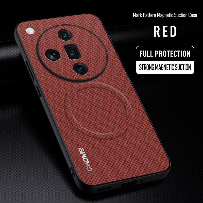 Luxury Business Phone Case for OPPO Find X7 5G, Magnetic Leather All-inclusive Back Cover