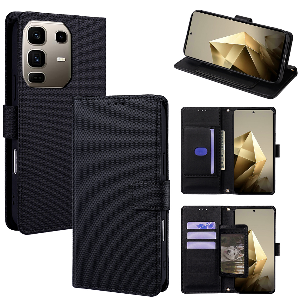 Flip Cover for Infinix Note 50 Pro+/Plus 5G PU Leather Phone Case Durable Wallet Magnetic Flip Leather Cover