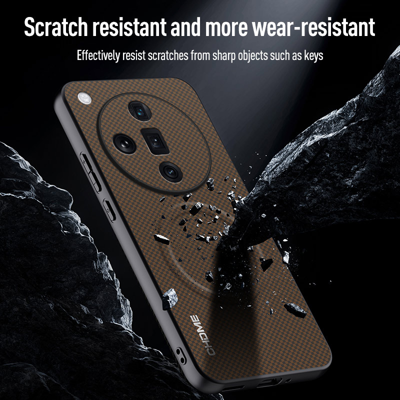 Luxury Business Phone Case for OPPO Find X7 5G, Magnetic Leather All-inclusive Back Cover