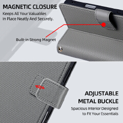 Flip Cover for Infinix Note 50 Pro 4G PU Leather Phone Case Durable Wallet Magnetic Flip Leather Cover