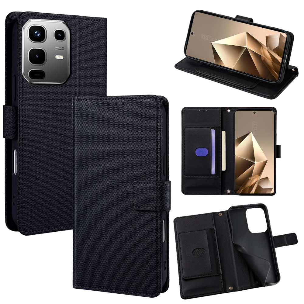 Flip Cover for Infinix Note 50 Pro 4G PU Leather Phone Case Durable Wallet Magnetic Flip Leather Cover