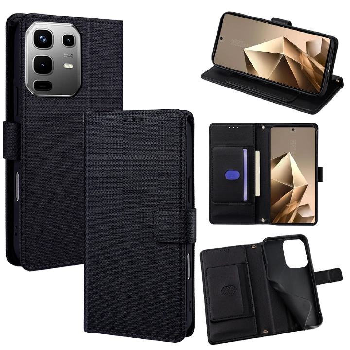 Flip Cover for Infinix Note 50 Pro 4G PU Leather Phone Case Durable Wallet Magnetic Flip Leather Cover