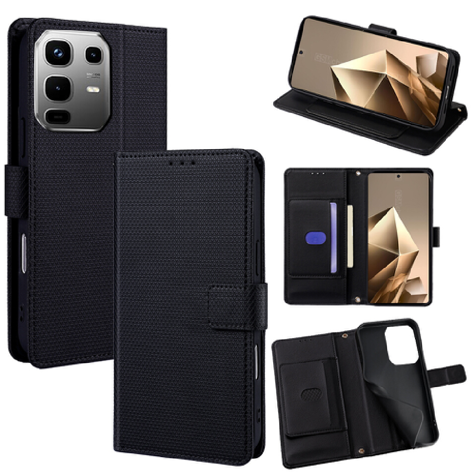 Flip Cover for Infinix Note 50 Pro 4G PU Leather Phone Case Durable Wallet Magnetic Flip Leather Cover