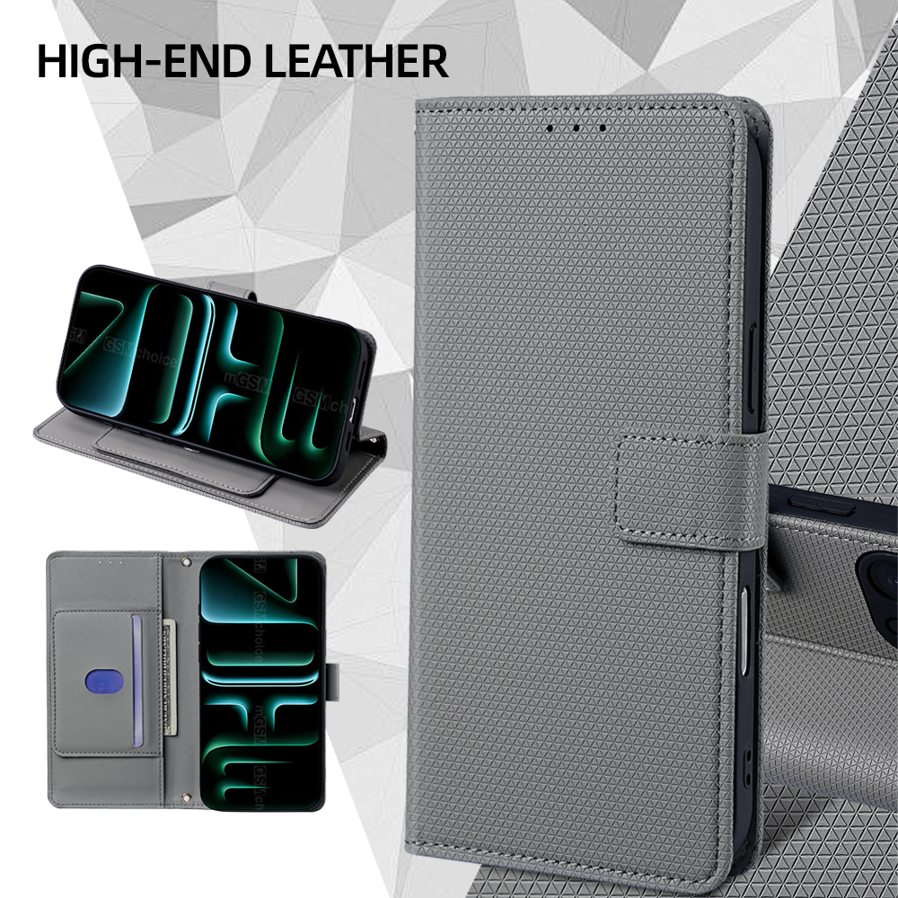 Flip Cover for Tecno Spark 40 4G PU Leather Phone Case Durable Wallet Magnetic Flip Leather Cover