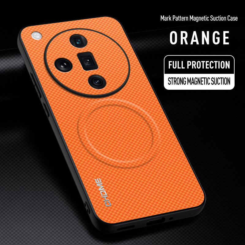 Luxury Business Phone Case for OPPO Find X7 5G, Magnetic Leather All-inclusive Back Cover