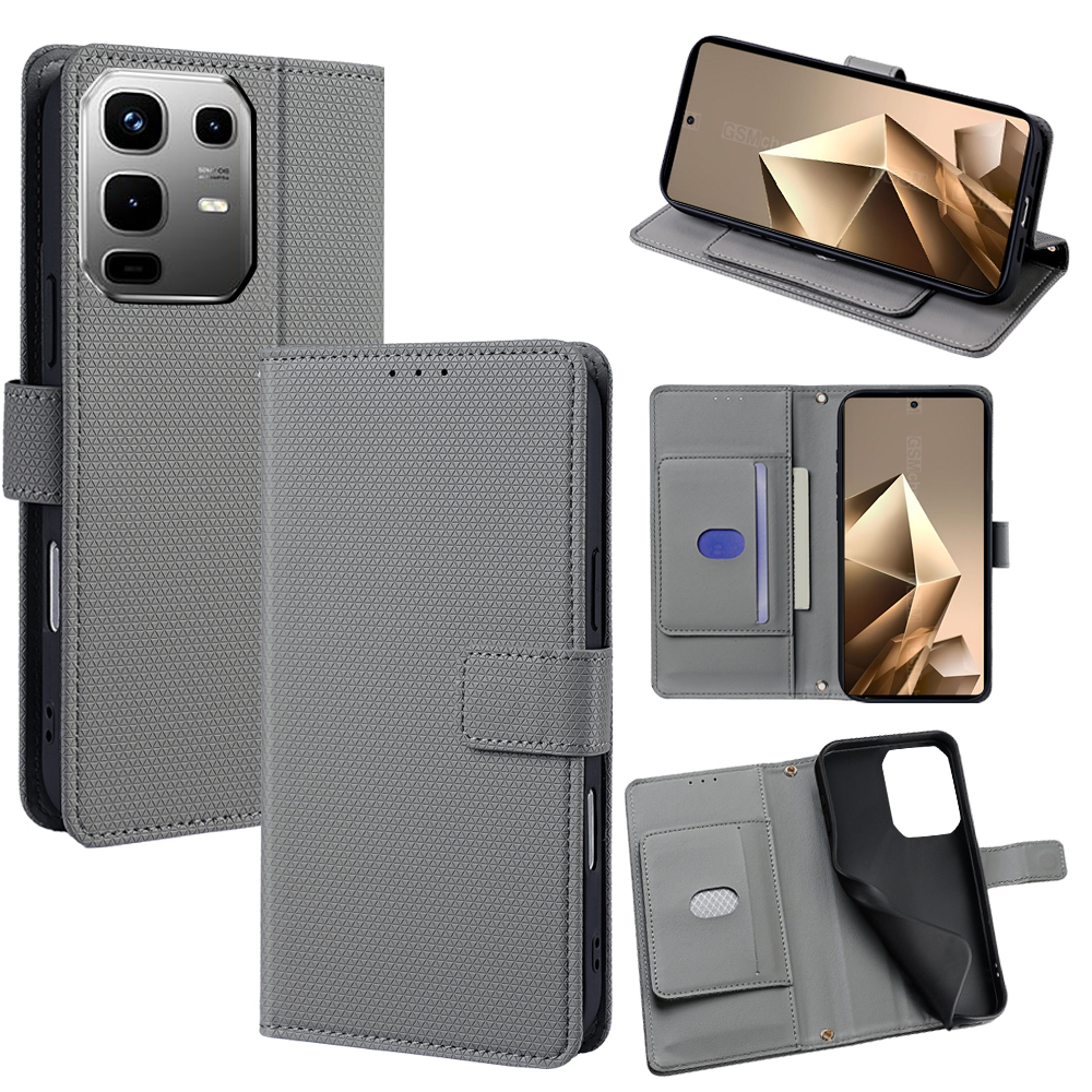 Flip Cover for Infinix Note 50 Pro 4G PU Leather Phone Case Durable Wallet Magnetic Flip Leather Cover